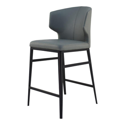 Delaney Counter Stool Grey - Al Rugaib Furniture (4583163756640)