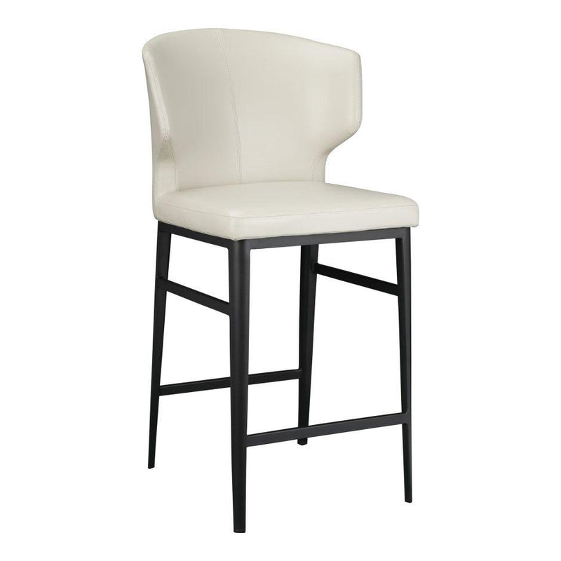 Delaney Counter Stool Beige - Al Rugaib Furniture (4583155826784)