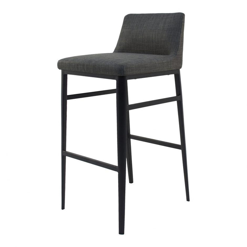 Baron Barstool Charcoal - Al Rugaib Furniture (4583214841952)