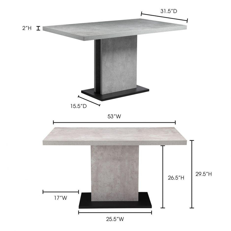 Hanlon Dining Table - Al Rugaib Furniture (4583183319136)