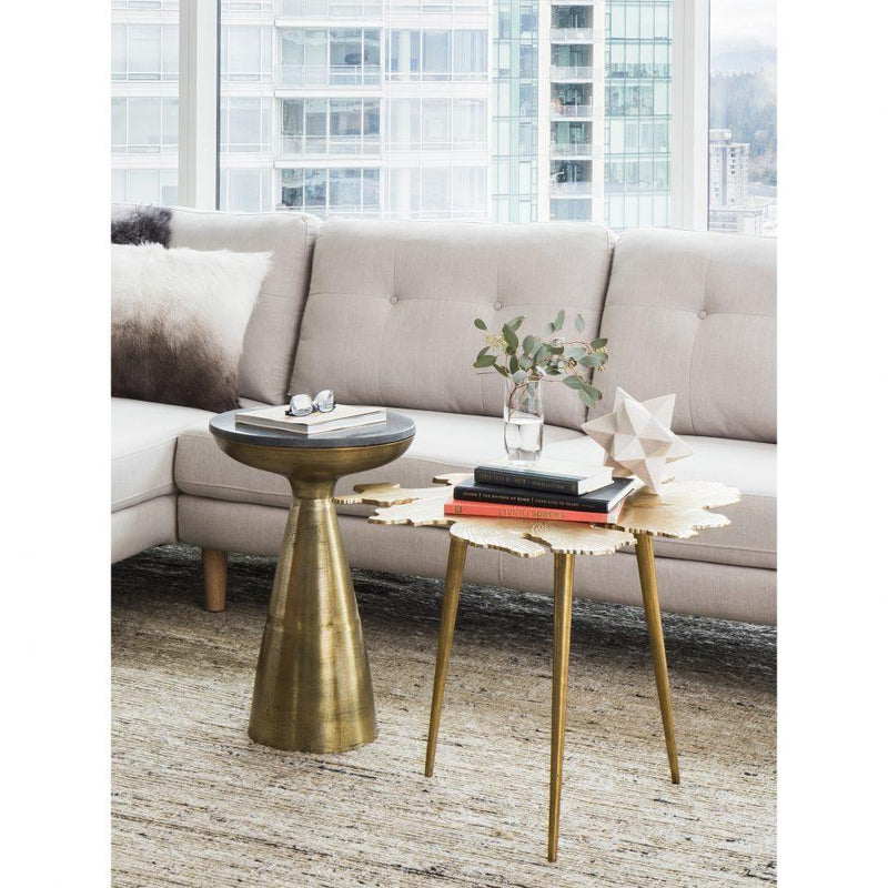 Amoeba Side Table Gold - Al Rugaib Furniture (4583194460256)