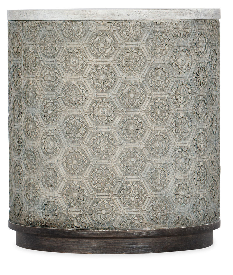 Greystone Round End Table - Al Rugaib Furniture (4688808509536)