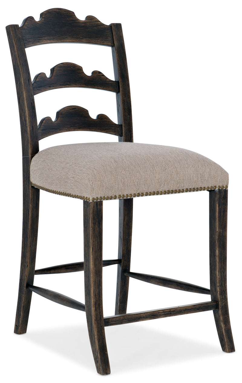 Twin Sisters Ladderback Counter Stool - Al Rugaib Furniture (4688730423392)