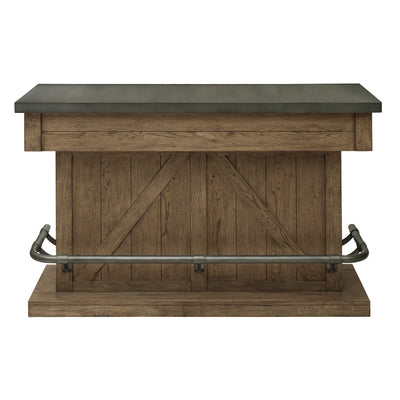 Lt Oak & Metal Top Bar (6629780127840)