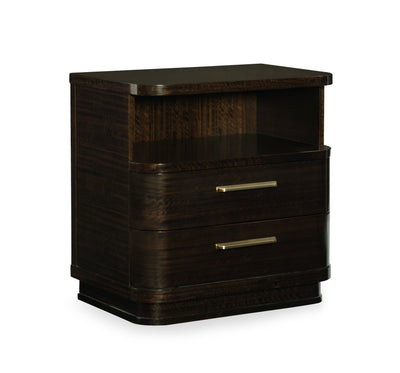 Modern Streamline - Streamline Nightstand - Al Rugaib Furniture (170657677340)