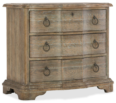 Bastogne Three-Drawer Nightstand - Al Rugaib Furniture (4688792518752)