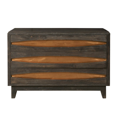 Modern Copper Three Drawer Chest (6629779243104)