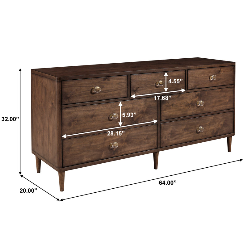 Knotty Walnut Dresser (6629776293984)