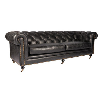 Birmingham Sofa Black - Al Rugaib Furniture (4583162609760)