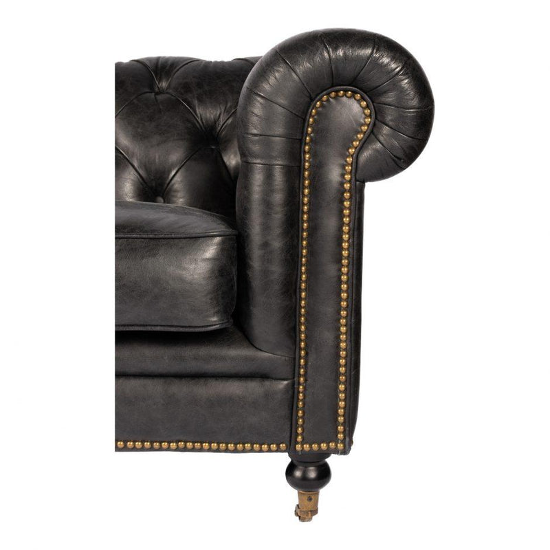 Birmingham Sofa Black - Al Rugaib Furniture (4583162609760)