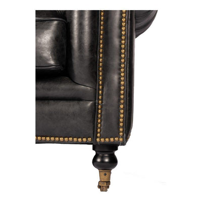 Birmingham Sofa Black - Al Rugaib Furniture (4583162609760)