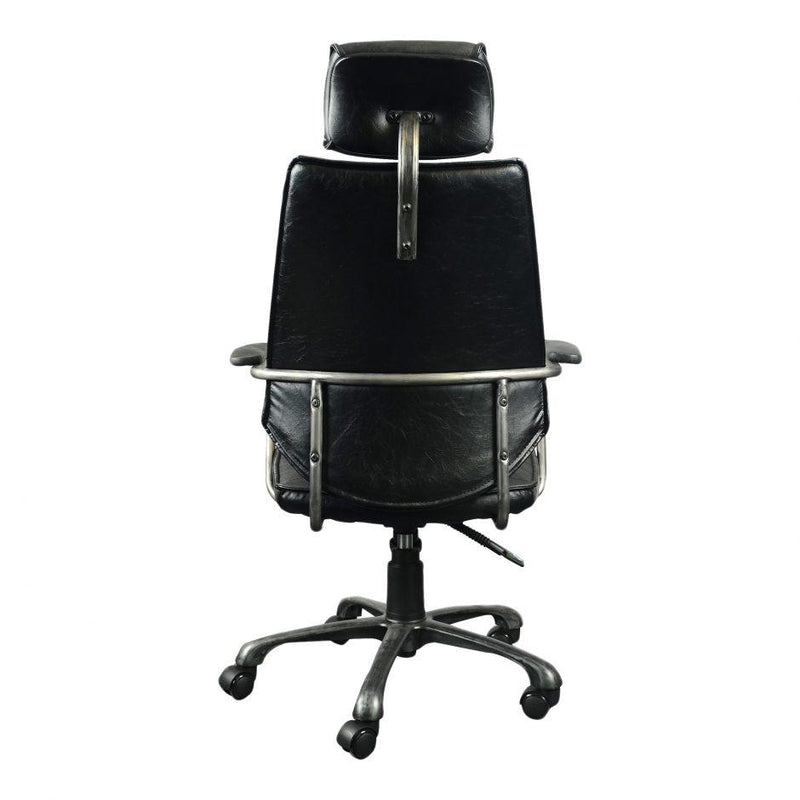 Executive Swivel Office Chair Black - Al Rugaib Furniture (4583170572384)