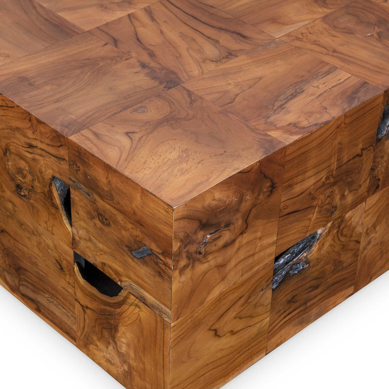 Teak Tac Toe Coffee Table (6639226355808)