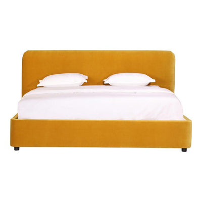 Samara Queen Bed Mustard - Al Rugaib Furniture (4583244071008)