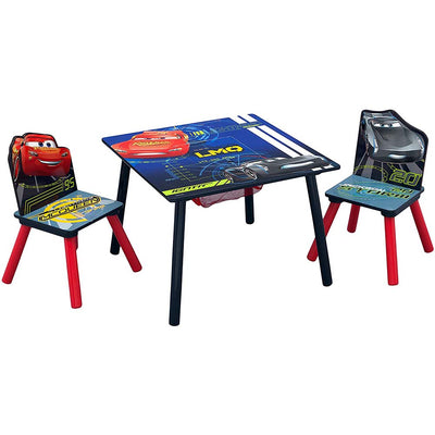 Cars Table & Chair Set with Storage (6604687278176)