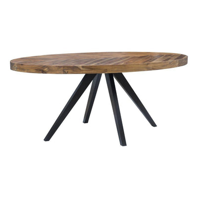 Parq Oval Dining Table - Al Rugaib Furniture (4583153926240)