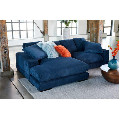 Plunge Sectional Navy - Al Rugaib Furniture (4568058331232)