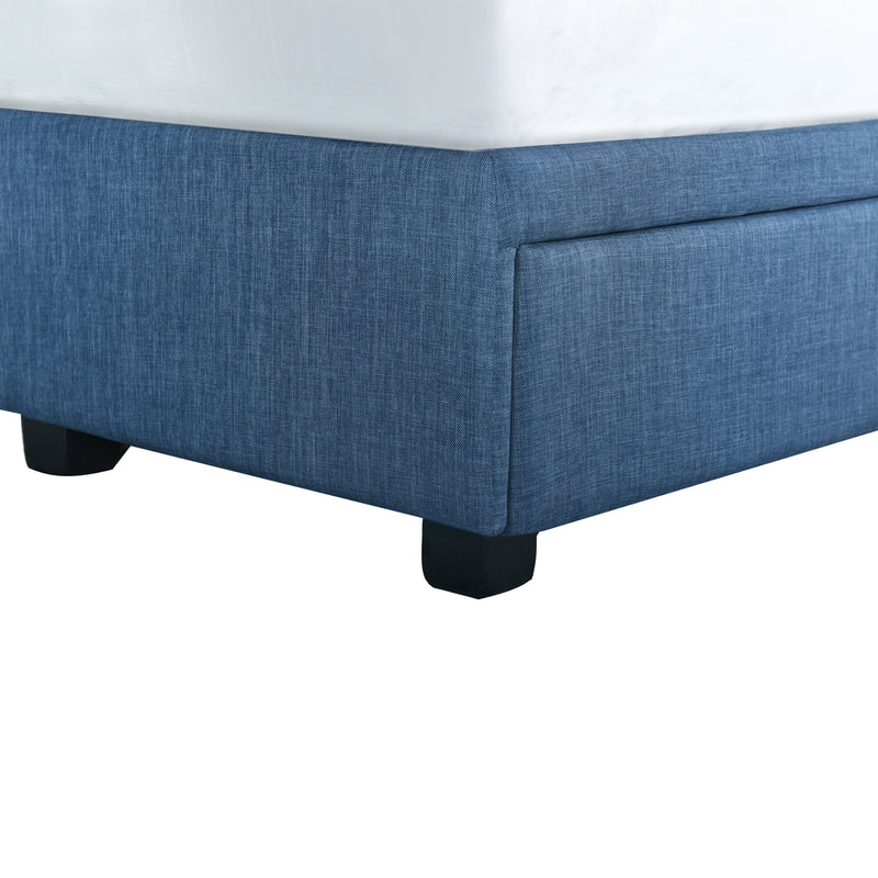 King Tufted Storage Bed - Denim (6629793103968)