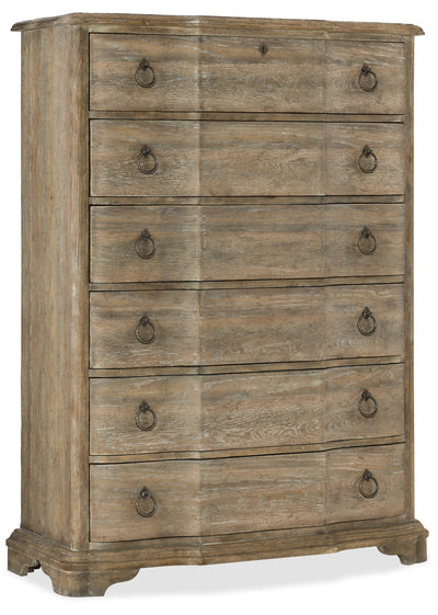 Chimay Six-Drawer Chest - Al Rugaib Furniture (4688792420448)