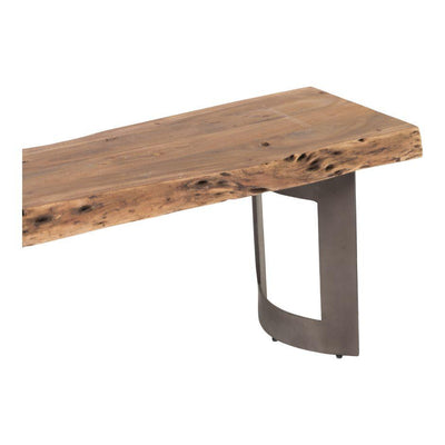 Bent Bench Small Smoked - Al Rugaib Furniture (4568059019360)