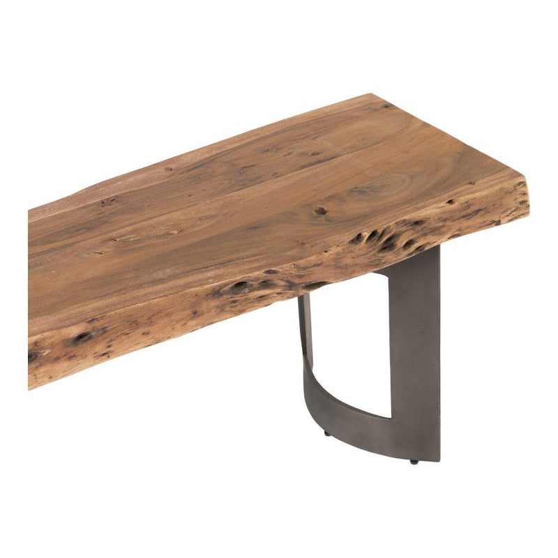 Bent Bench Large Smoked - Al Rugaib Furniture (4583220412512)