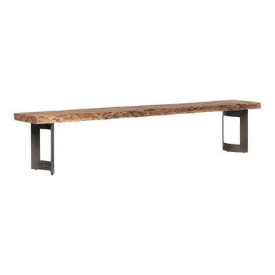 Bent Bench Extra Small Smoked - Al Rugaib Furniture (4583189676128)