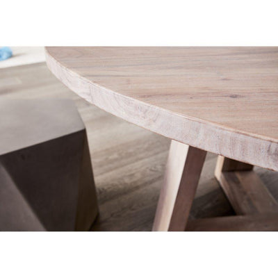 Tanya Round Dining Table - Al Rugaib Furniture (4583273463904)