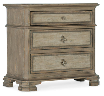 Palmieri Three-Drawer Nightstand - Al Rugaib Furniture (4688803201120)