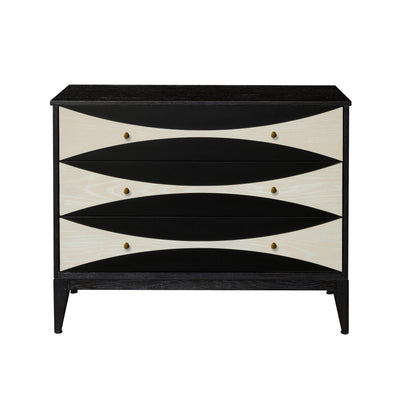 Contemporary Two-Tone 3 Drawer Chest (6629777637472)