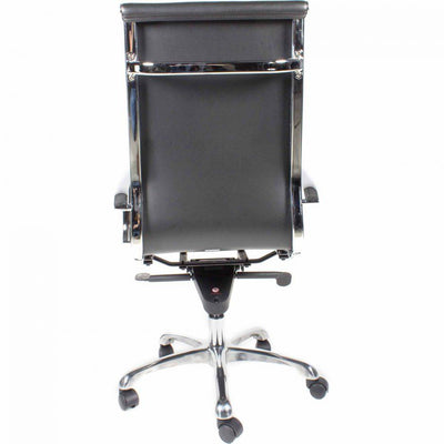 Omega Swivel Office Chair Hight Back Black - Al Rugaib Furniture (4583213596768)